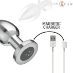 INTENSE - ANAL PLUG 10 VIBRATIONS METAL WITH REMOTE CONTROL L